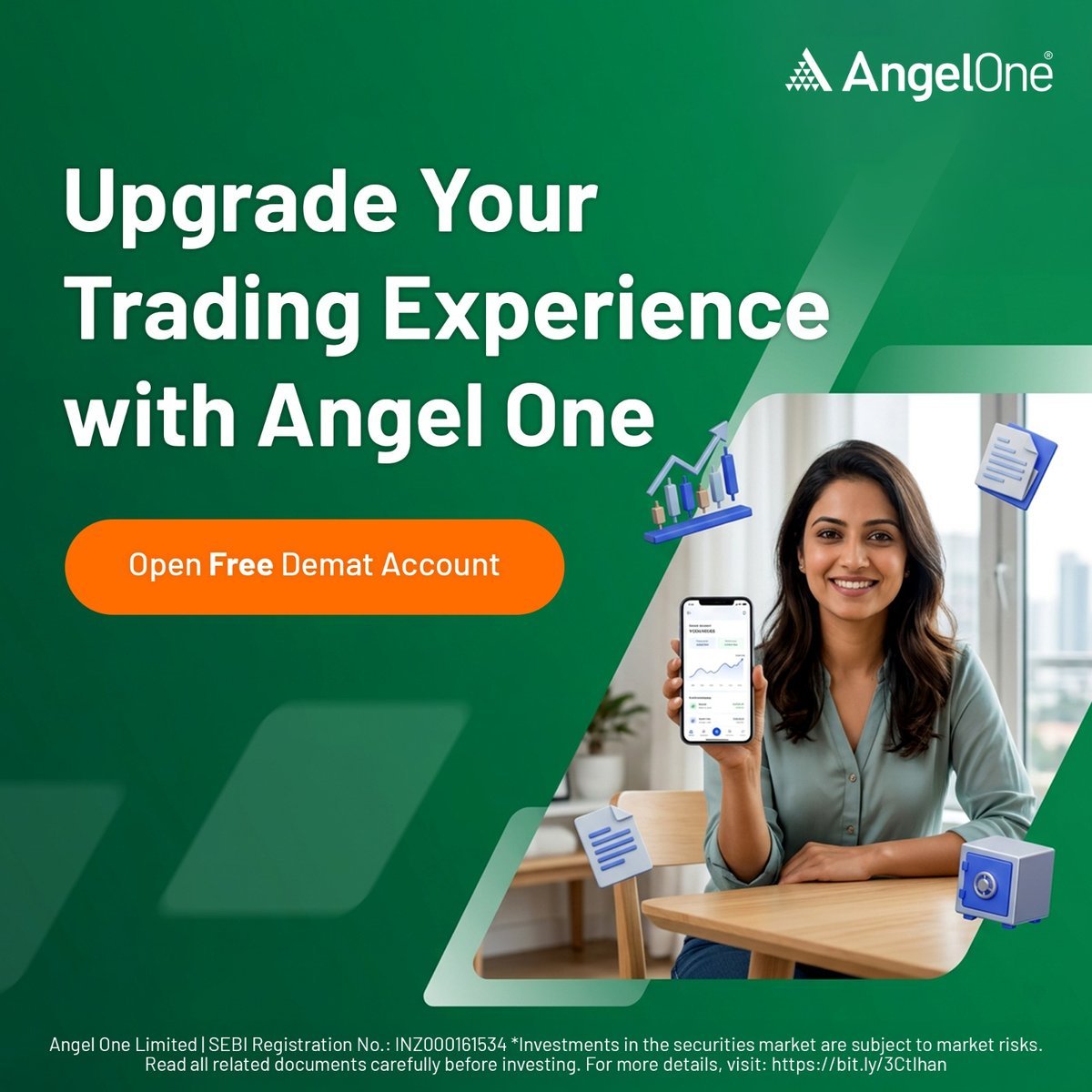 Upgrade your trading experience with Angel One – open free demat account